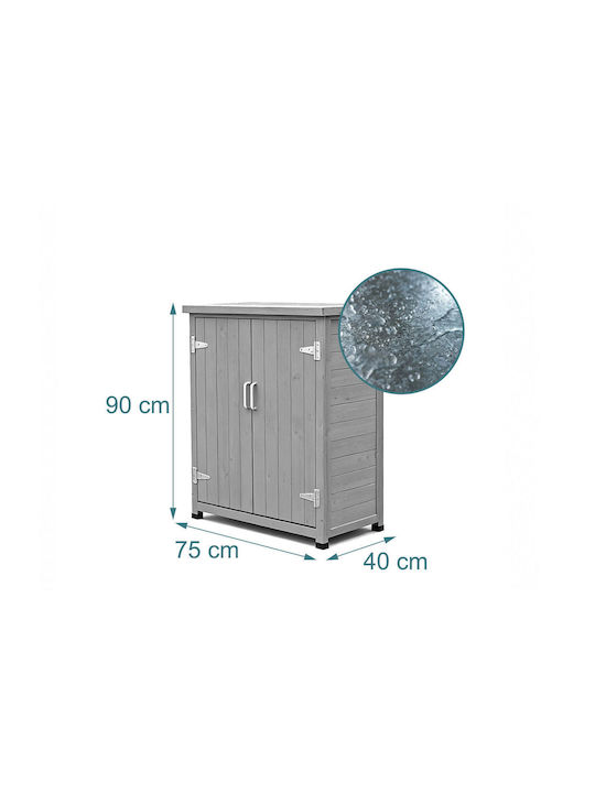 Double-leaf Wooden Cabinet 90x75x40cm