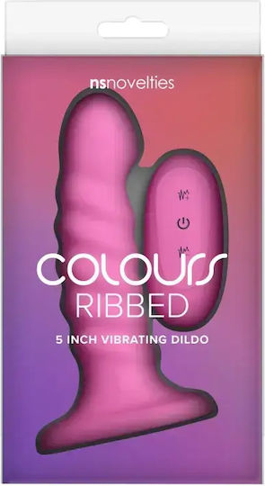Ns Novelties Colour Vibrator with Remote Control Pink