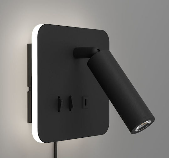 Fanzarotta Led Spot Light Eglo 902163 Black H20cm Usb