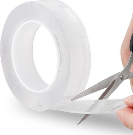 Viosarp Doppelseitiges Transparentes Silikonband 1,8cm x 2m No42068