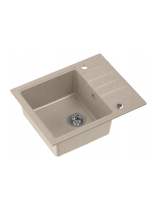 Steiner Drop-In Sink Synthetic Granite W62xD50cm granite beige