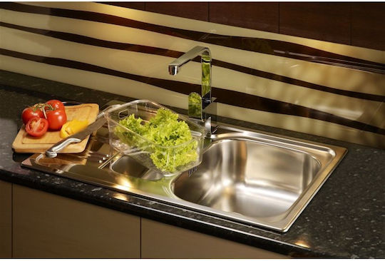 Deante Drop-In Chiuvetă din Granit Sintetic L62xW44cm Gri