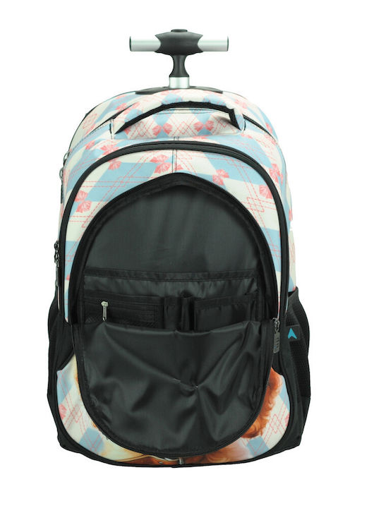 Back Me Up Love School Backpack for Elementary with Water Bottle Holder Multicolour 33 x 28 x 48cm