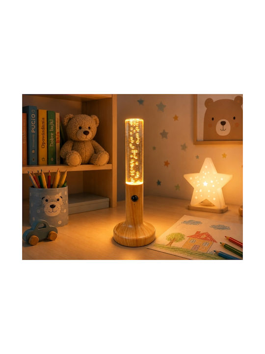 Verk Group LED Night Light Motion Sensor USB-C Warm White Brown 5907451382943