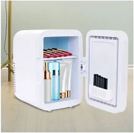 SPV Cosmetic Refrigerator 4lt with Mirror with LED Lighting & Heating Function White
