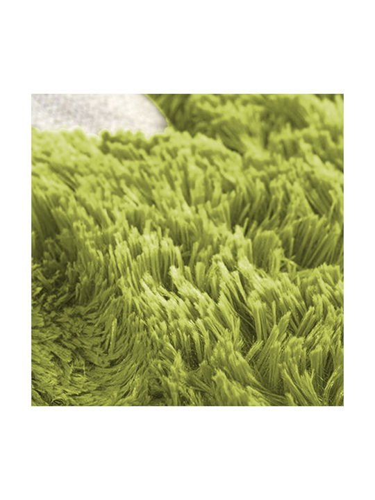 Strado Carpets Килим Правоъгълена Shaggy Зелен