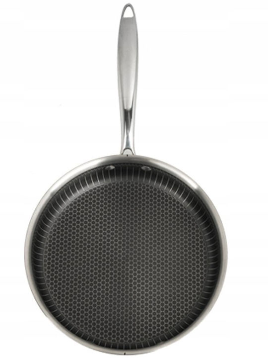 Zilan Pan Mit Deckel aus Edelstahl mit Antihaftbeschichtung 26cm