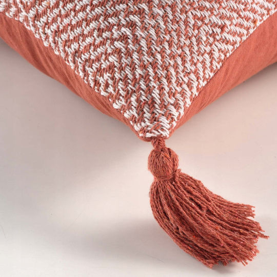 Douceur d'Intérieur Throw Pillow Louisette Orange 40x40cm