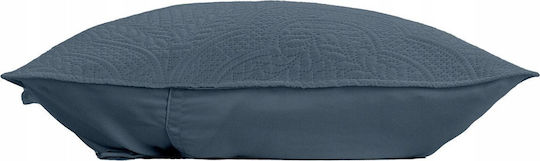Douceur d'Intérieur Decorative Pillow Case Romane Blue 40x40cm