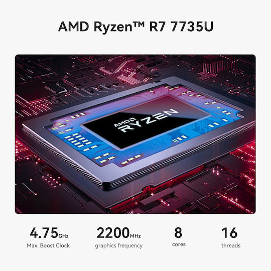Beelink SER5 Max Mini PC (Ryzen 7 7735U/16GB DDR5/500GB SSD/W11 Pro)