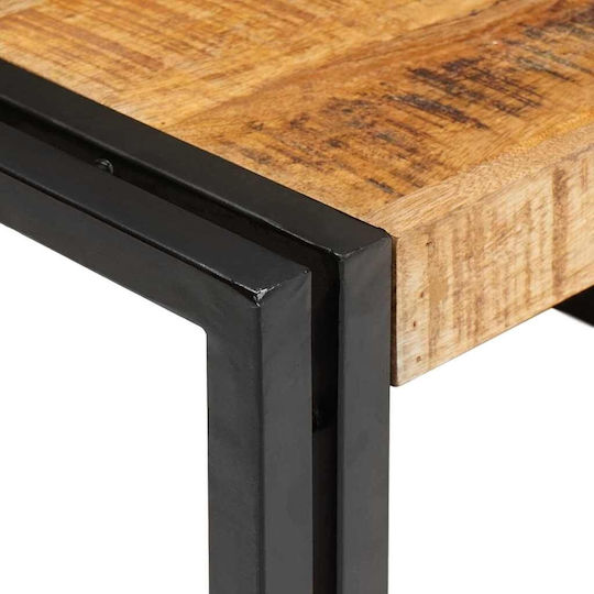 vidaXL Floor Bathroom Shelf Wooden 65x50x23cm Brown