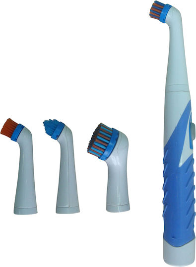 Cenocco Plastic Rotating Cleaning Brush with Handle Blue