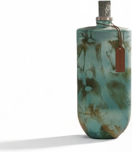 Karvounis Decorative Vase Bottle Blue 19x12.5x48cm