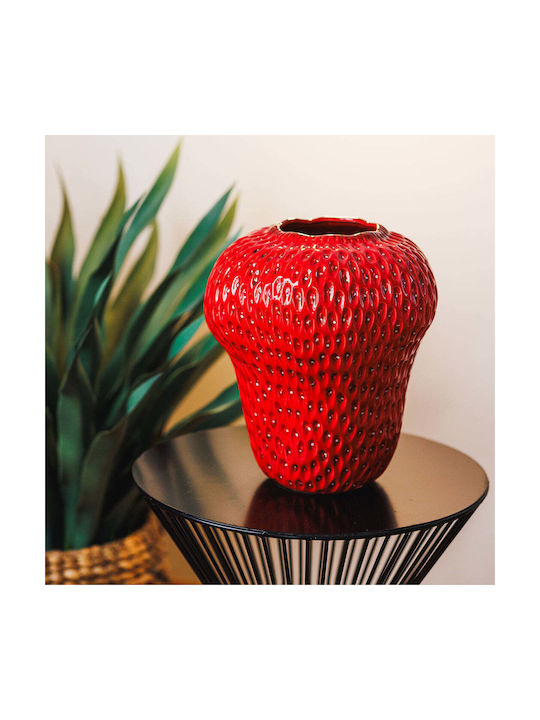 Koart Decorative Vase Red 22.5x25cm