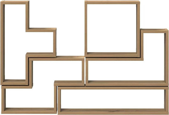 Cube Shelf Artisan Oak 96x12x64cm