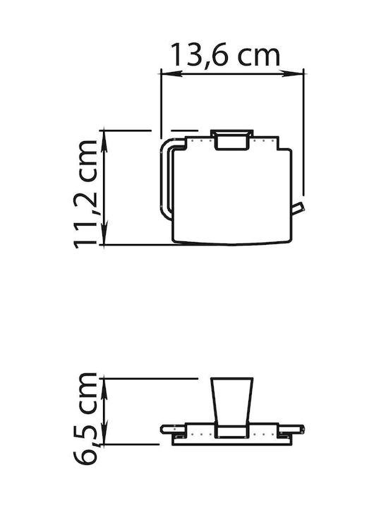 Gedy Gold Paper Holder