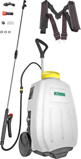 Rtrmax Пръскачка Под Налягане 12V С Батерия 8Ah С Капацитет 16л В Жълт Цвят