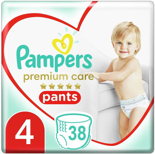 Pampers Premium Care Pants Diaper Pants No 4 for 9-15kg 40 Pieces