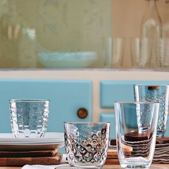 Max Home Σετ Ποτήρια για Κόκκινο Κρασί από Γυαλί Κολωνάτα 295ml 6τμχ