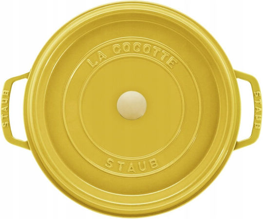 Staub La Cocotte Untiefe Topf aus Gusseisen 5,25lt / 26cm