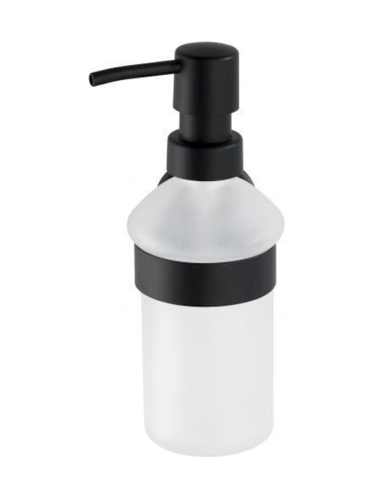 Wenko Wall-mounted Dispenser Glass Black