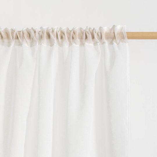 Easy Home Curtain Window with Pencil Pleat Marimba Ecru 140x150cm