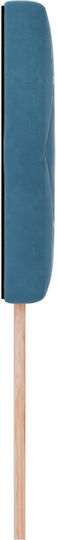 vidaXL Fabric Bed Headboard Dark Blue 100x88cm