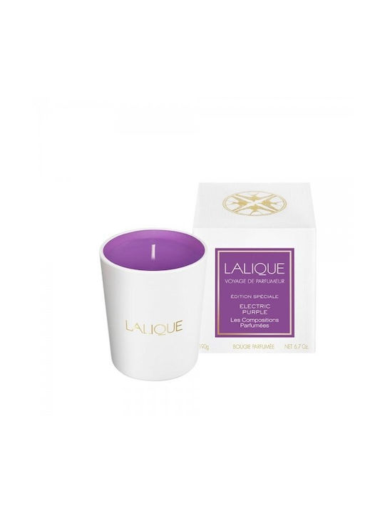 Lalique Διακοσμητικό Κερί σε Βάζο Μωβ 190gr
