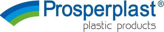 Prosperplast Kunststoff Mülleimer Schwarz 90lt