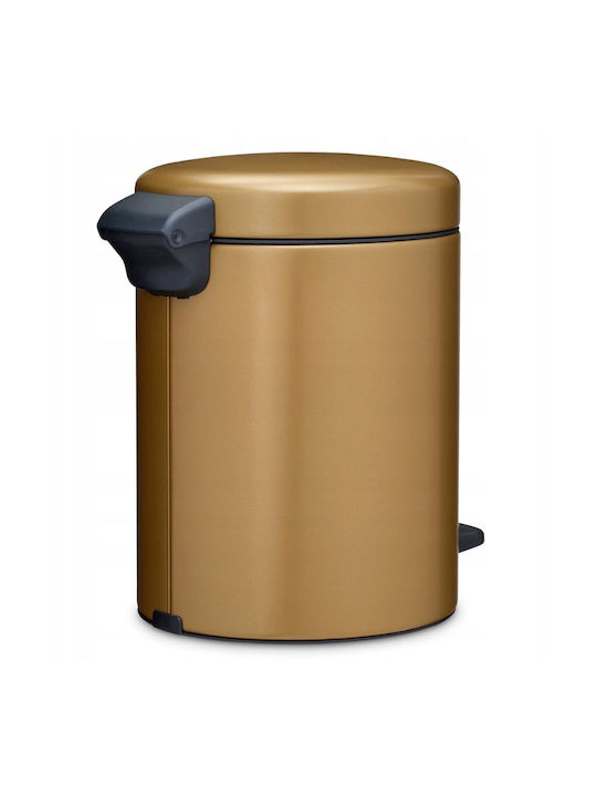 Brabantia Brabantia Mülleimer NewIcon Pedal Metallisch mit Pedal 5lt