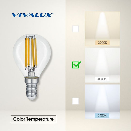 Vivalux LED Bulb 7W for Socket E14 Natural White 960lm