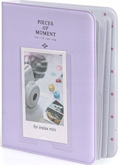 Instant Love 64 Piece Photo Album Fujifilm Instax Mini 12 11 40 9 8 7s Evo Liplay Link 2 Se Pastel Purple Instant Love 64 Piece Photo Album Fujifilm Instax Mini 12 11 40 9 8 7s Evo Liplay Link 2 Se Pastel Purple