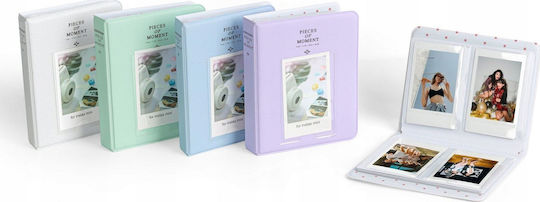 Instant Love 64 Piece Photo Album Fujifilm Instax Mini 12 11 40 9 8 7s Evo Liplay Link 2 Se Pastel Purple