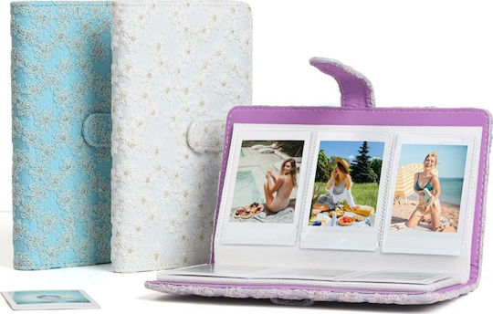 Loveinstant Photo Album Fujifilm Instax Mini Xiaomi Polaroid Canon Hp Kodak White Embroidery