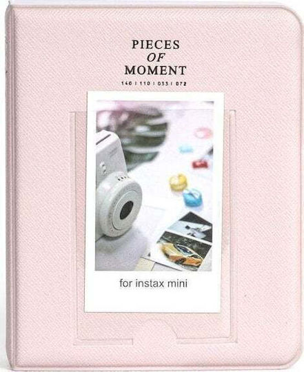 Photo Album Instant Love 64 Pcs Fujifilm Instax Mini 12 11 40 9 8 7s Evo Liplay Link 2 Se Pastel Pink