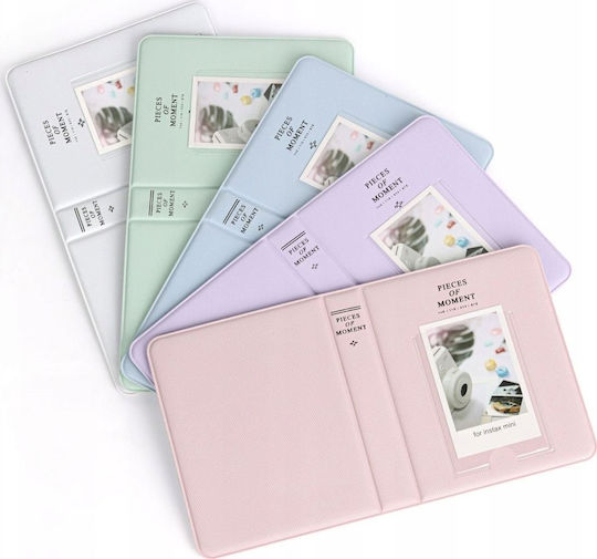 Photo Album Instant Love 64 Pcs Fujifilm Instax Mini 12 11 40 9 8 7s Evo Liplay Link 2 Se Pastel Pink