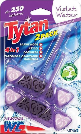 Titan Lavender Toilet Bowl Hanger 2 X 40g