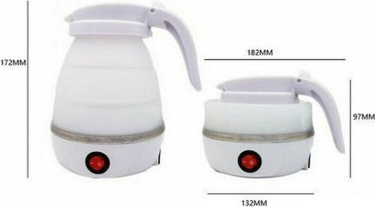 Βραστήρας Ταξιδίου 600ml 600W Λευκός