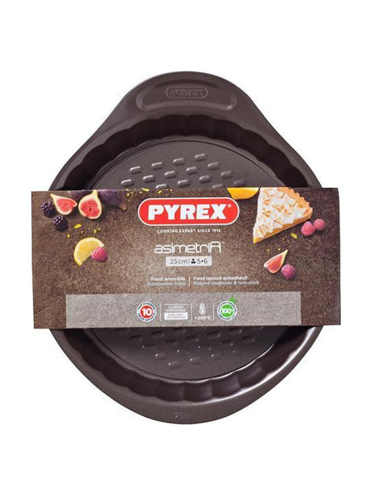 Pyrex Non-stick Aluminum Cake Baking Pan with Removable Bottom 25x25cm