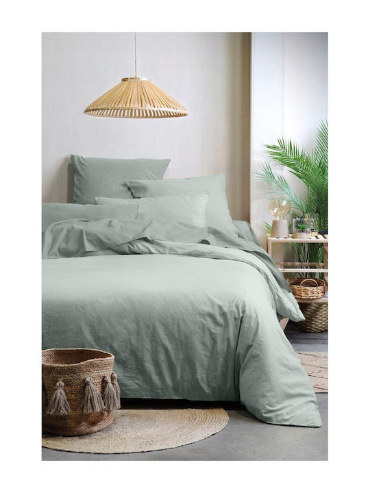 Sheet Super-Double with Elastic 160x200+30cm. S-F Horizon Opaline