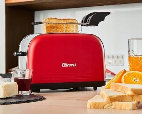 Girmi Φρυγανιέρα 2 Θέσεων 850W Κόκκινη