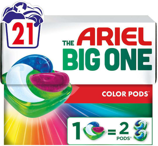 Ariel Detergent pentru Rufe Colorate 21 Capsule