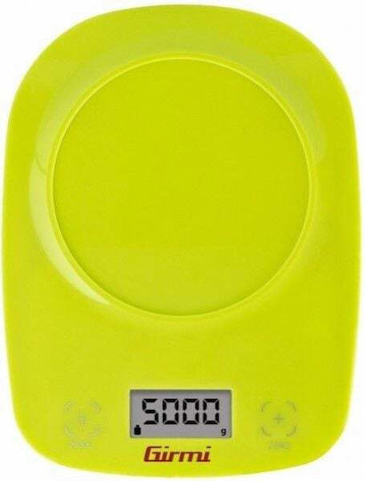 Girmi Digital Kitchen Scale with Bucket up to 5kg Yellow