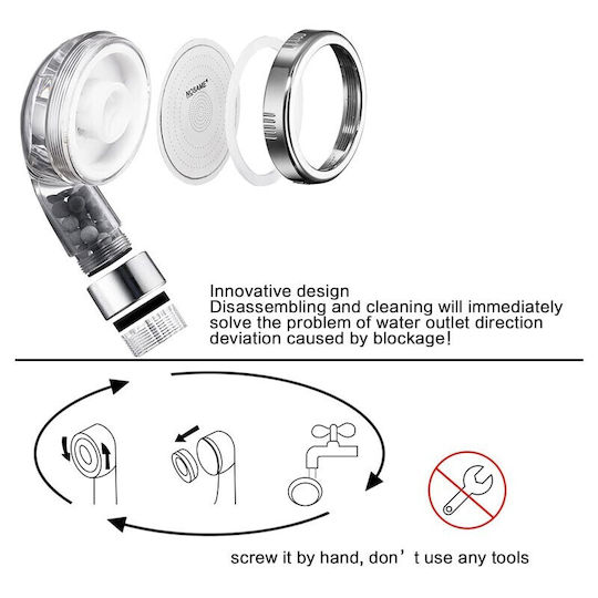 Handheld Showerhead with Filter