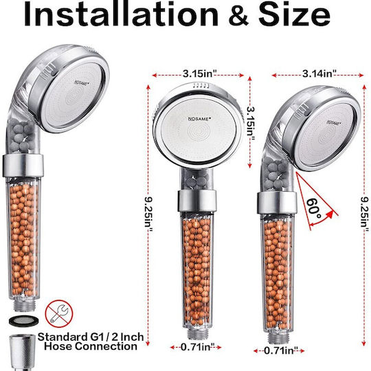 Handheld Showerhead with Filter