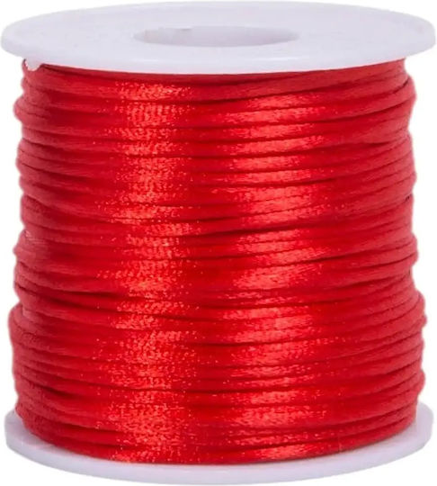 Satin Schnürsenkel Stoff F2mm 50 M Dunkelblau