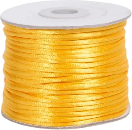 Schnürsenkel Satin Stoff 2mm Durchmesser 50m Burgundisch