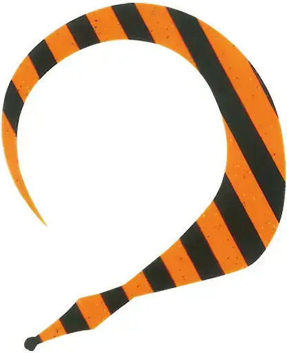 Hayabusa Artificial Bait No5 #5 Triple Orange Zebra Set 2pcs