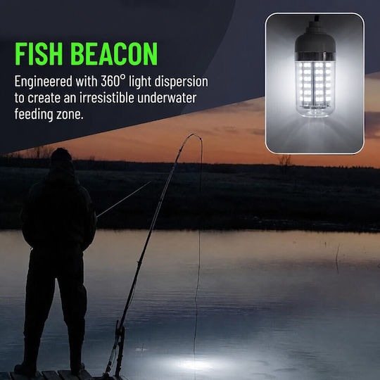 Led Professional Underwater Fishing Lamp 12/24v White 60 Super Led 18000lm Ipx8 – Super Fish Lamp Tc-553