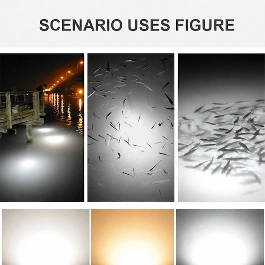 Led Professional Underwater Fishing Lamp 12/24v White 60 Super Led 18000lm Ipx8 – Super Fish Lamp Tc-553